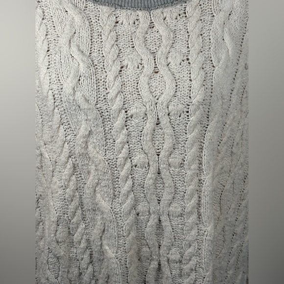 FREE PEOPLE Olympia Tunic Sweater | Ivory Combo MSRP $168 Size Large Oversized - Picture 9 of 10